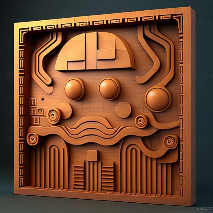 3D модель Игра Музей Pac Man (STL)